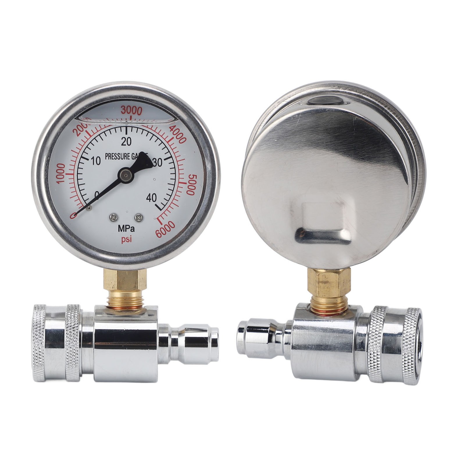 1 Pressure Washer Gauge High Pressure 6000psi For Car Washing NEW