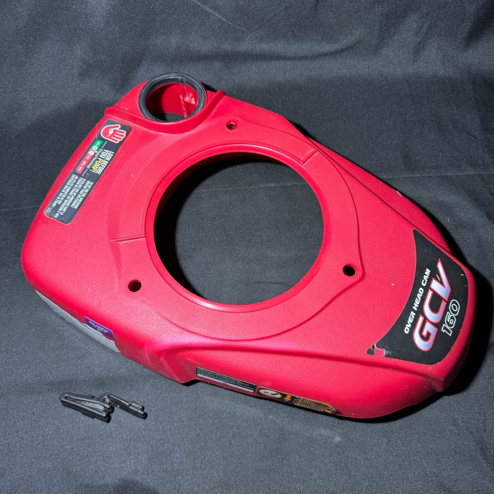 HONDA GVC160 POWER WASHER PARTS SHROUD PLASTIC COVER FAIRING, GOOD CONDITION