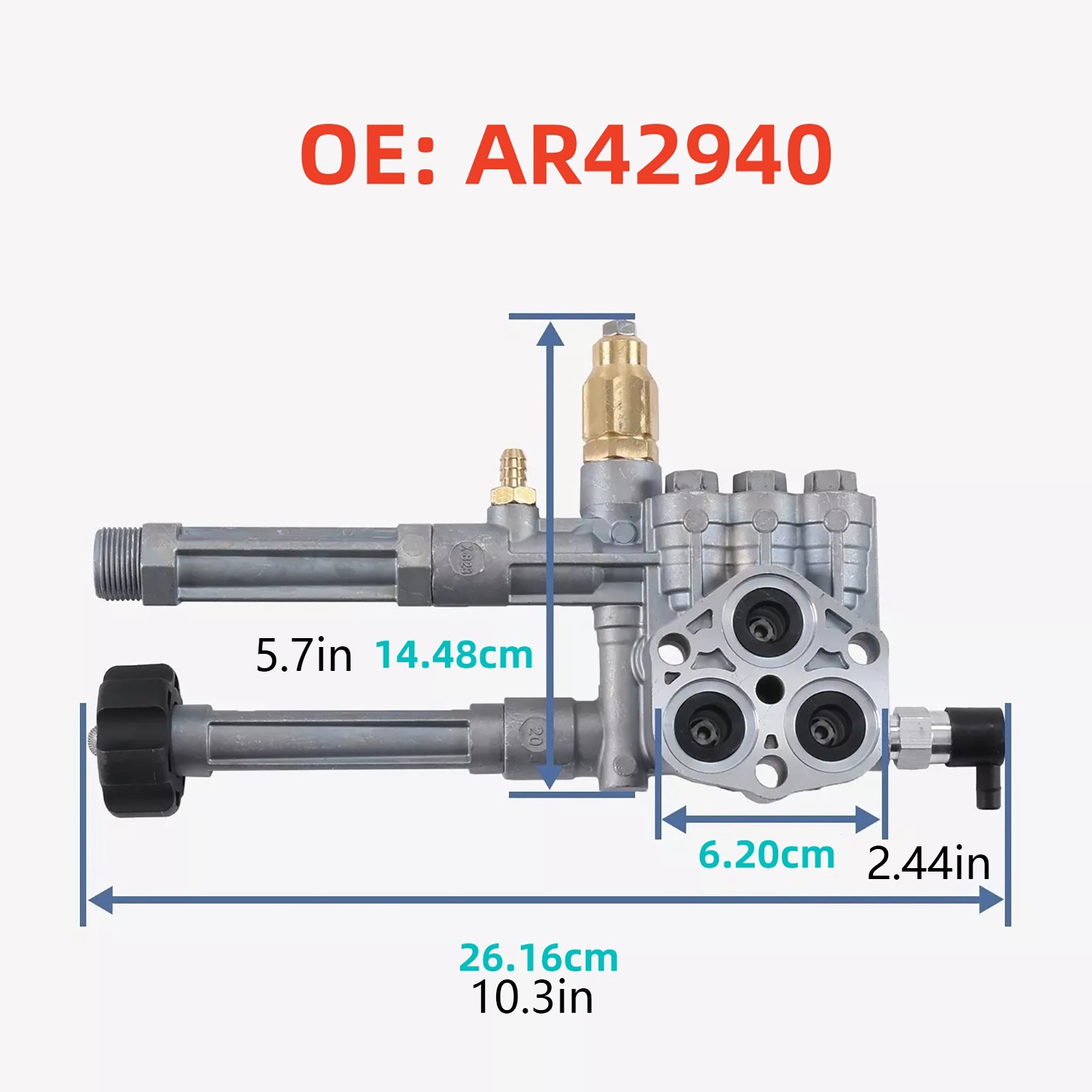 1 Set Complete Pressure Washer Pump Head Assy AR43061 AR42940 For RMW2G24