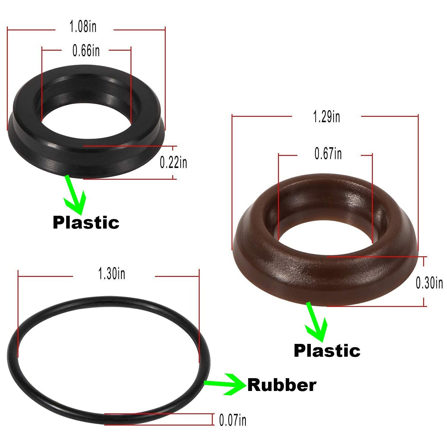 AR1828 Check Valve Kit & AR1857 Pressure Washer Packing Kit for Annovi Reverberi