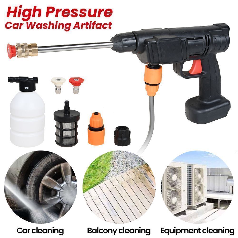 For Makita 18V Cordless Pressure Washer Portable Spray Gun Washer Water Pressure