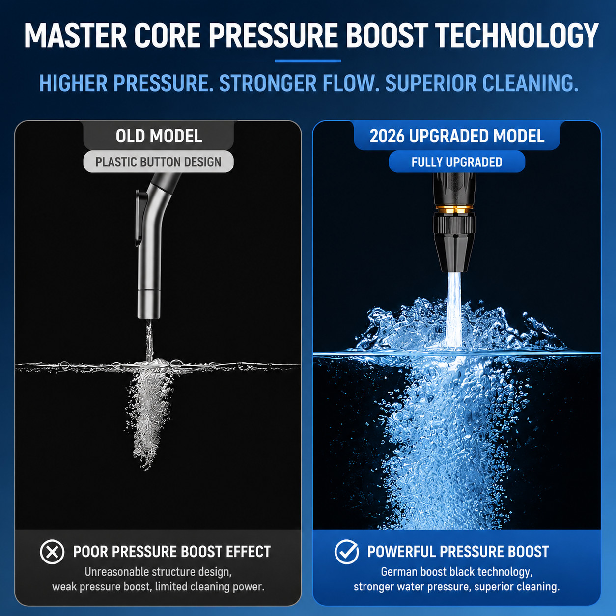 Orofera High Pressure Hose Nozzle Water Gun for Car Wash Garden Pressure Booster