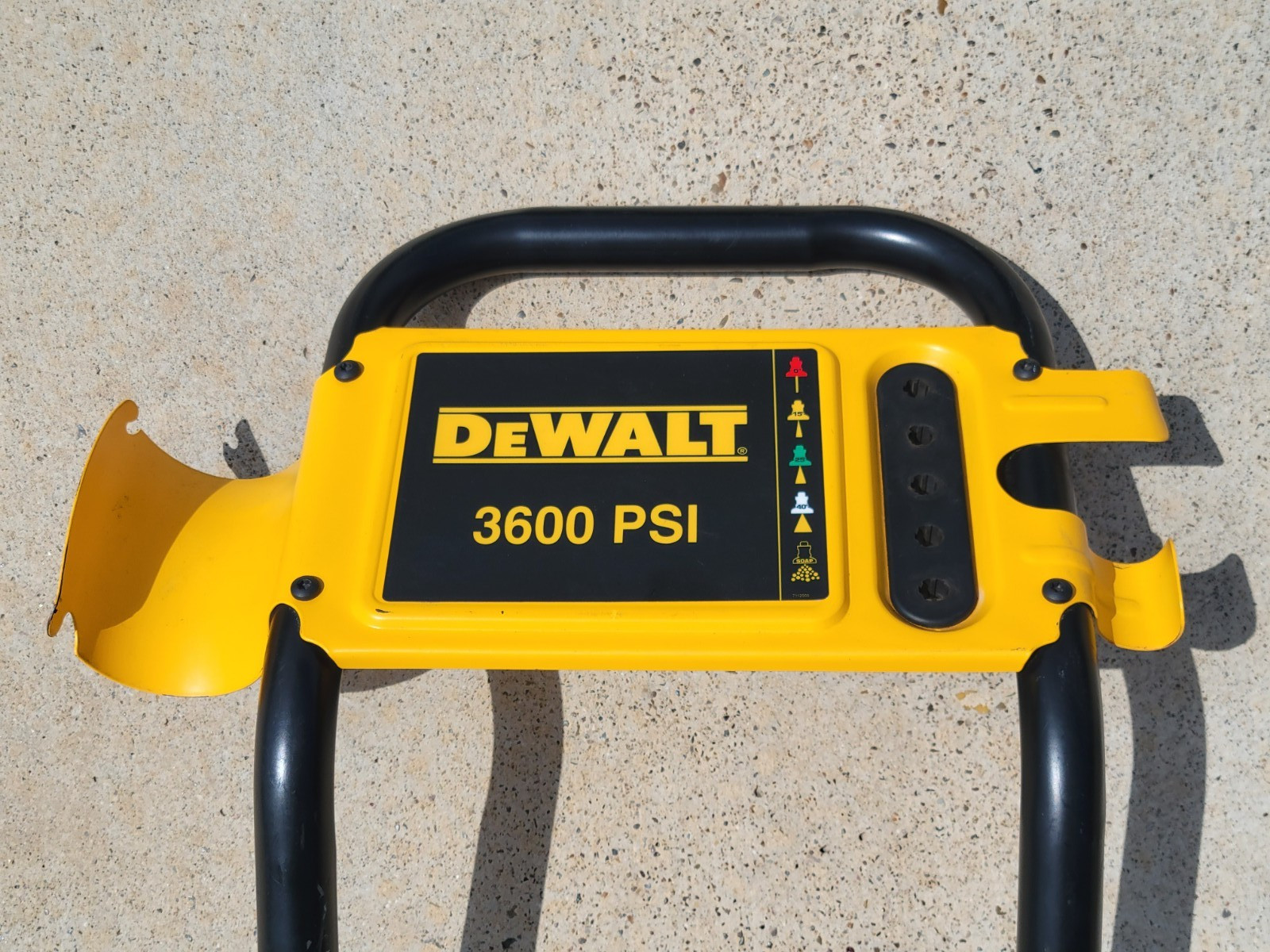 Dewalt 3600 psi Pressure Washer Cart Frame Handle