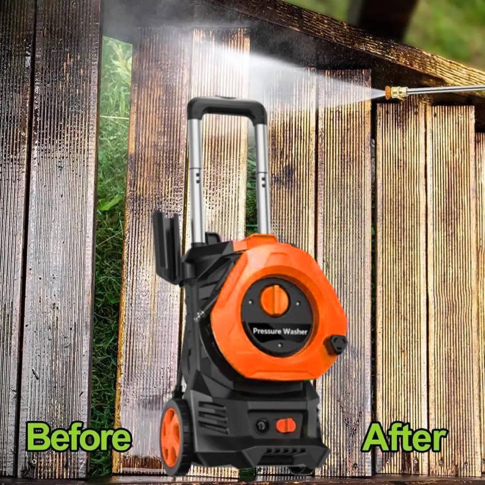Electric High Pressure Washer 3800PSI 2GPM with Telescopic Handle Portable