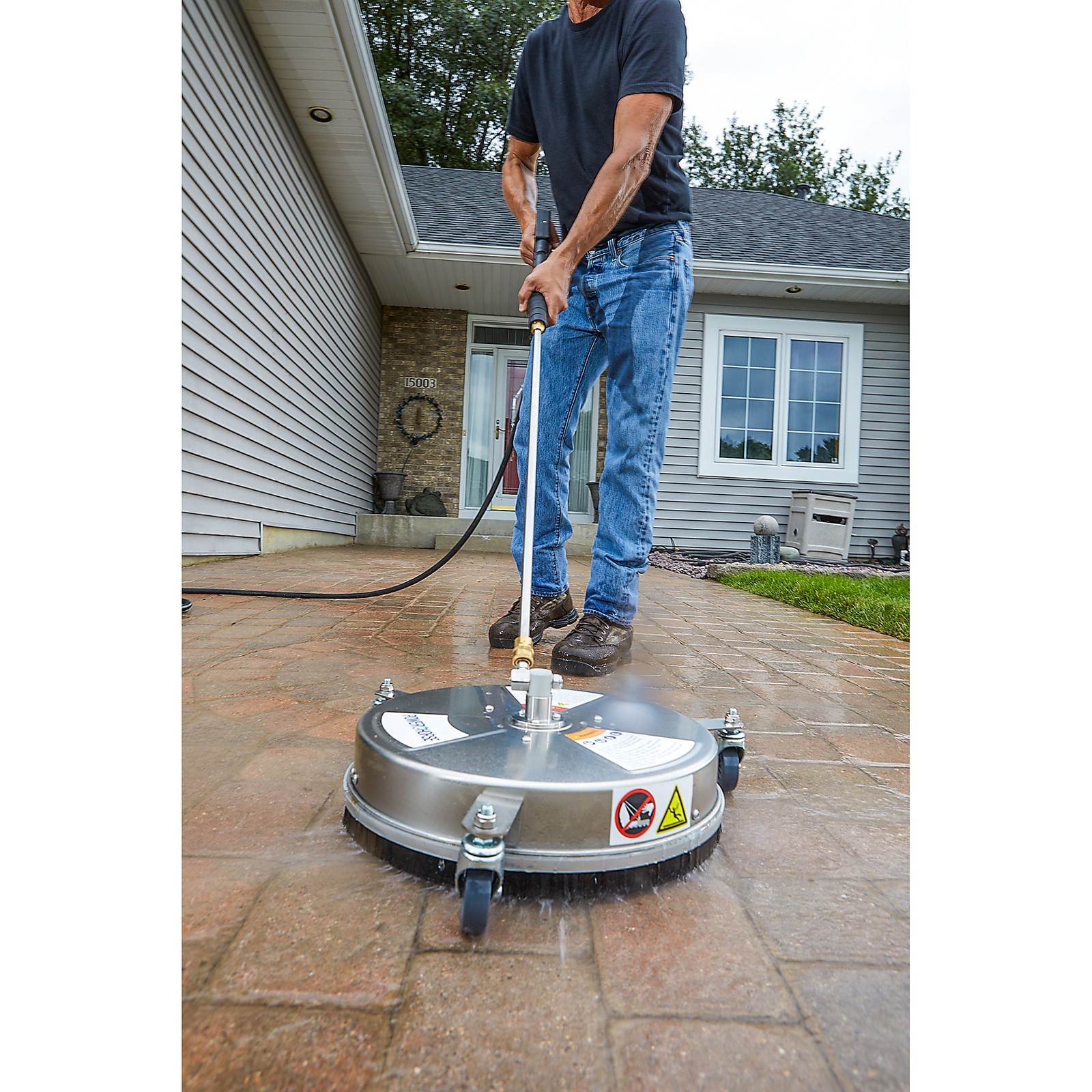 Powerhorse Stainless Steel Pressure Washer Surface Cleaner, 16in., 4000 PSI