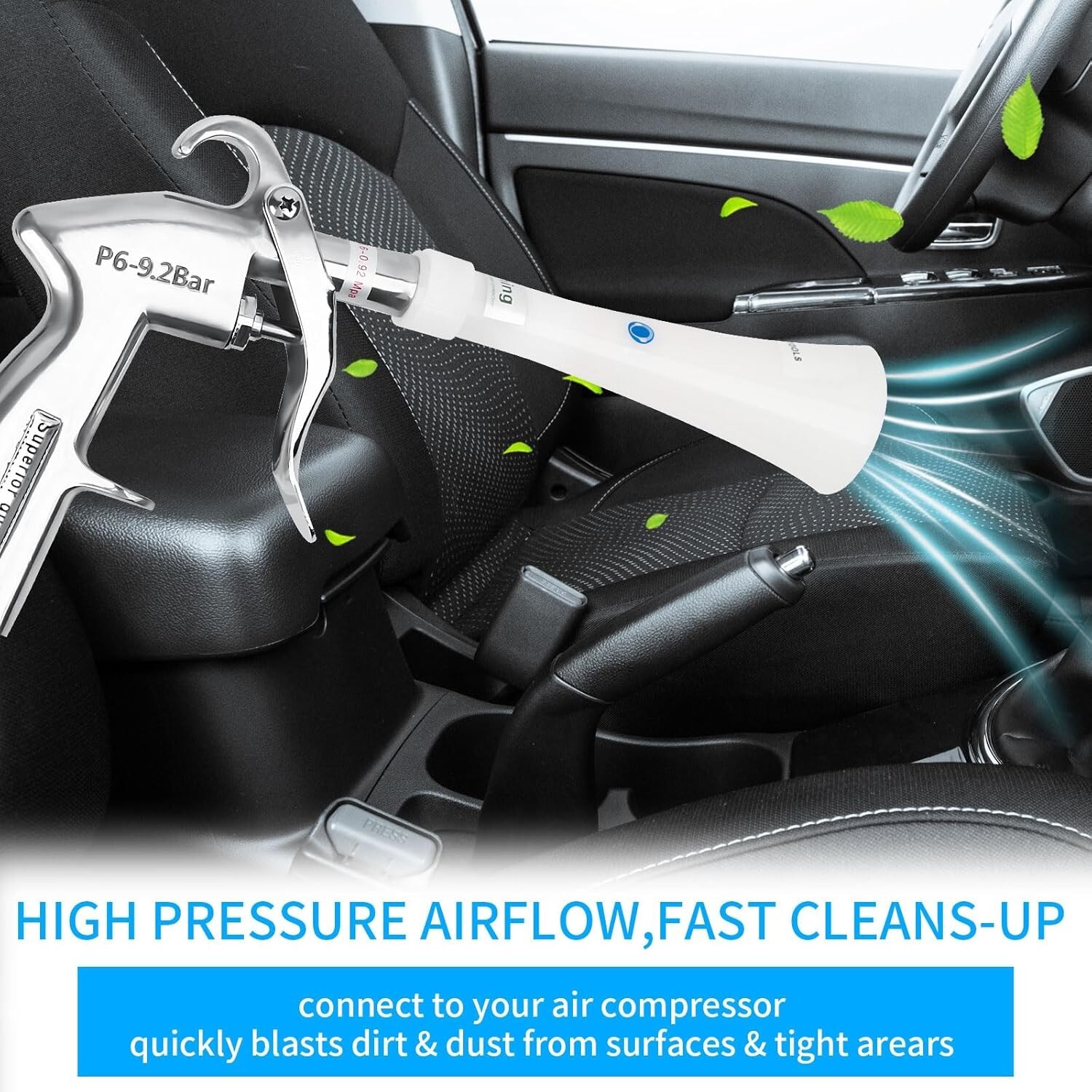 Tornador Z-014 Air Blow Out Gun for Cleaning and Air Drying Auto Surfaces