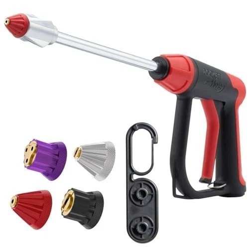 Pocket Hose Arrow, Turn Any Garden Hose Into a Powerful Washer, 4 Precision Tips