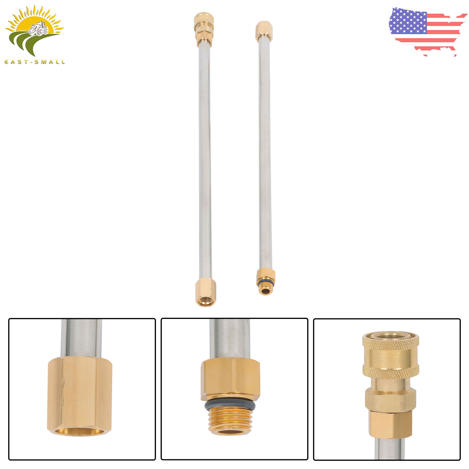 97 Inch Pressure Washer Extension Wand, Replaceable Upgraded Power Washer Lance