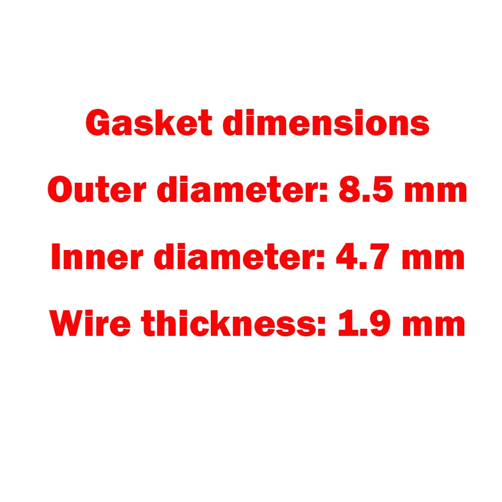 50PACK High Pressure Washer O Ring Kit, Replacement Rubber Ring for Power Washer