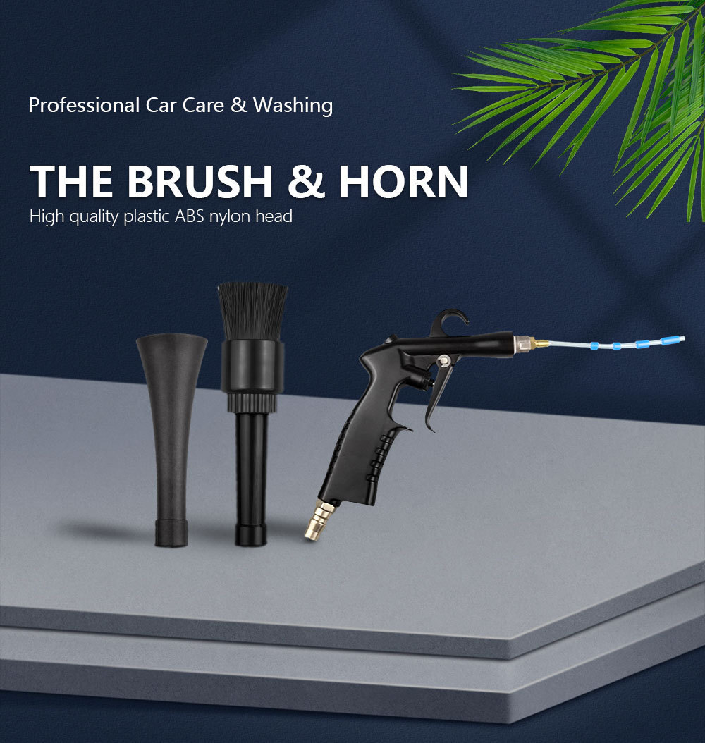 Blow with Nozzle and Brush High-Pressure Car Cleaning Kit C0D6