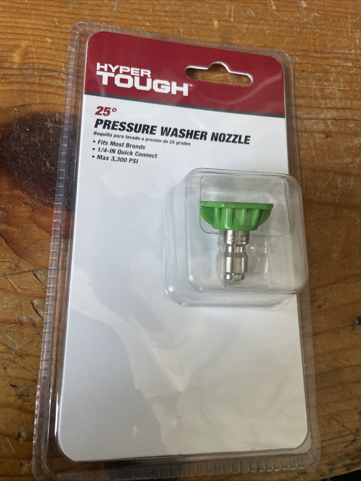 Hyper Tough 25 Degree Pressure Washer Nozzle 1/4″ Quick Connect