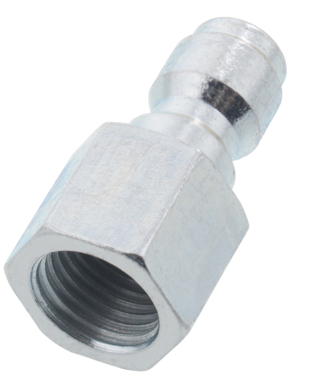 Erie Tools 1/4″ FPT Female Zinc Plated Steel Plug Quick Connect Coupler