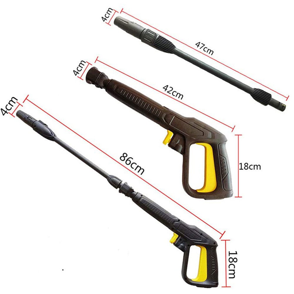 QTKINTI Pressure Washer Trigger Gun Jet Lance Nozzle Fit Karcher K2 to K7 Hose