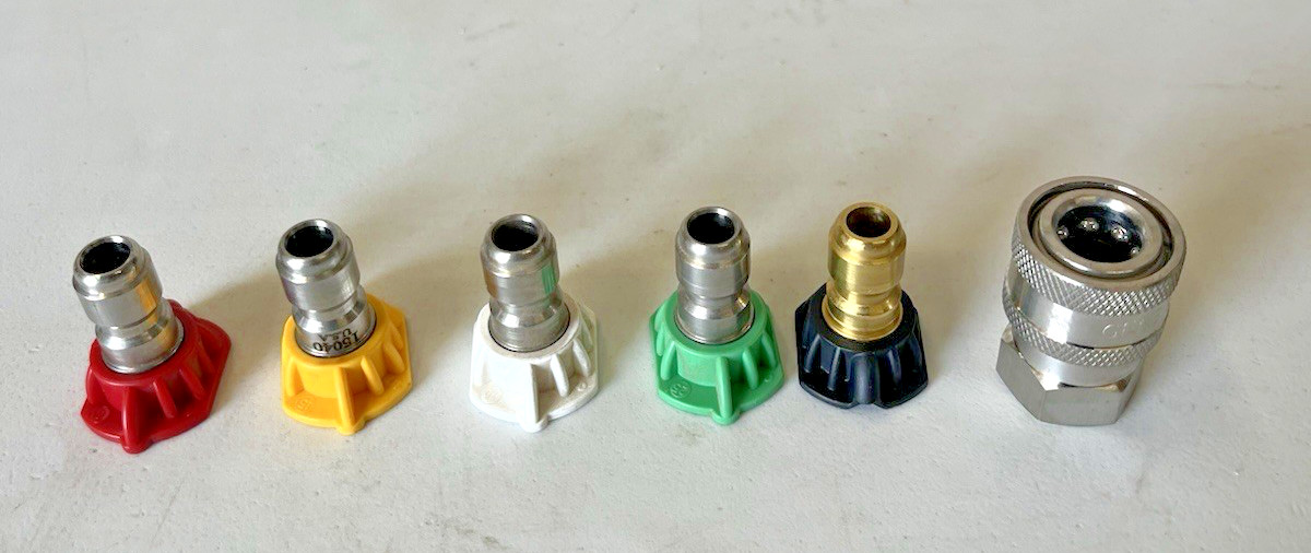 General Pump #3.5 Orifice Nozzles W/ Soap Nozzle & 1/4” Stainless Steel Socket