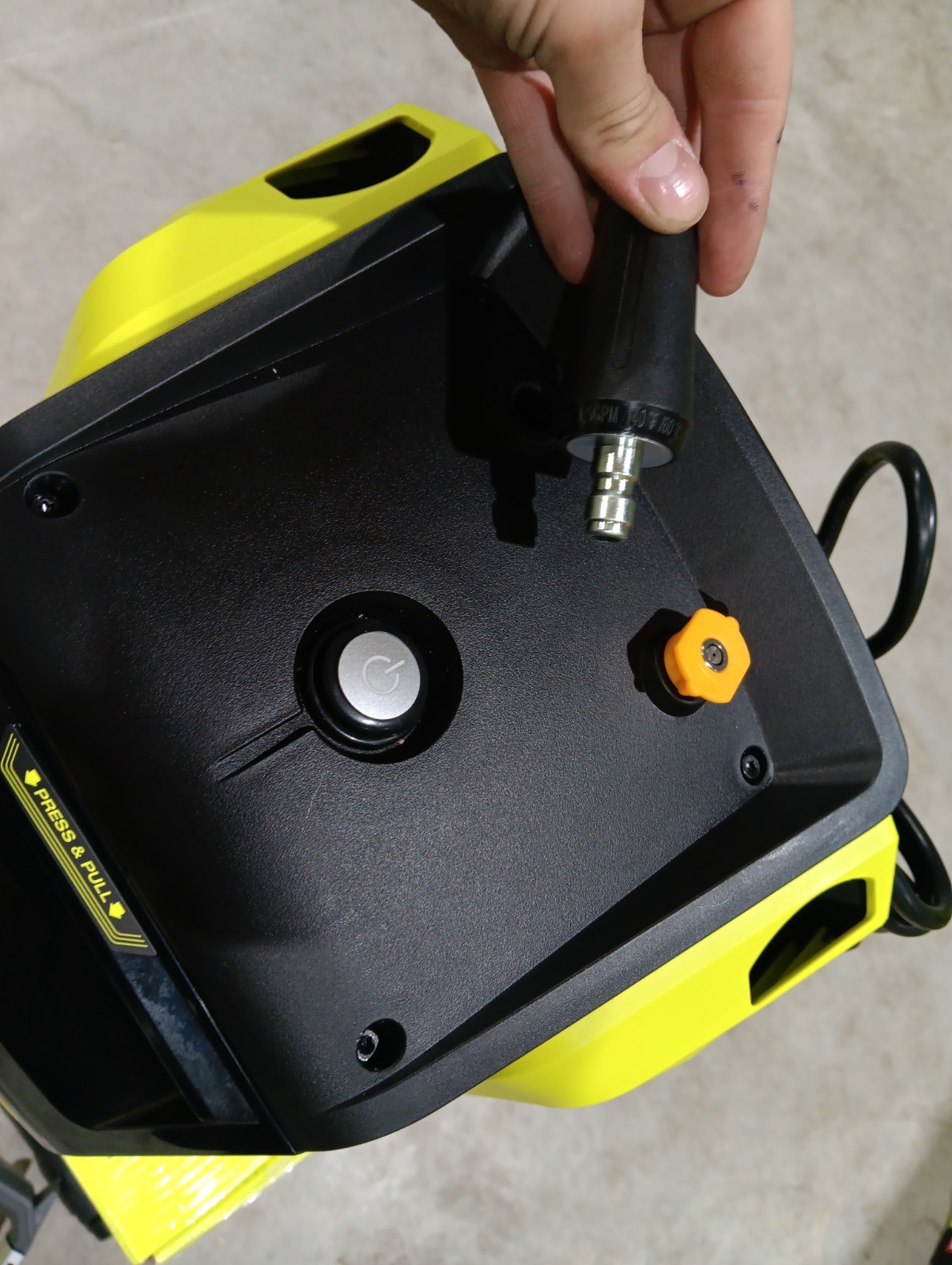 RYOBI 2100 PSI 1.2 GPM Electric Cold Water Pressure Washer RY142012 – Used Once!