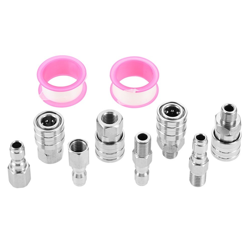 4Set NPT 1/4 Inch Quick Connect Pressure Washer Fittings Quick Connect Kit