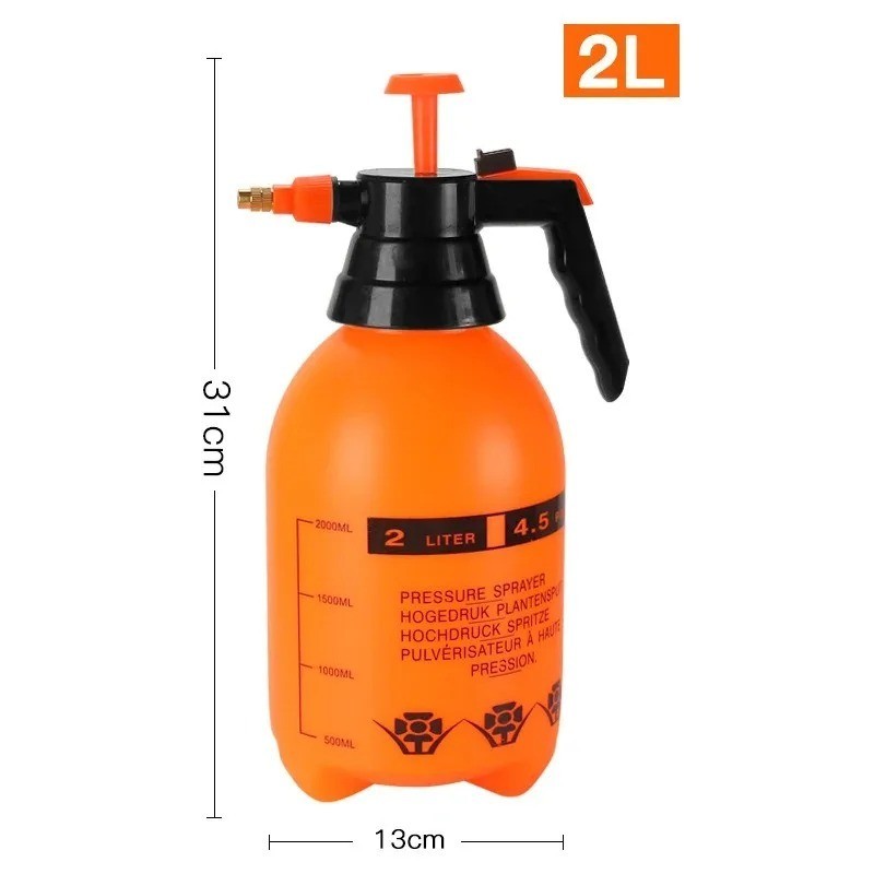 1.5/2.0/3.0L Car Washing Pressure Spray Pot Auto Clean Pump Sprayer Pressurized
