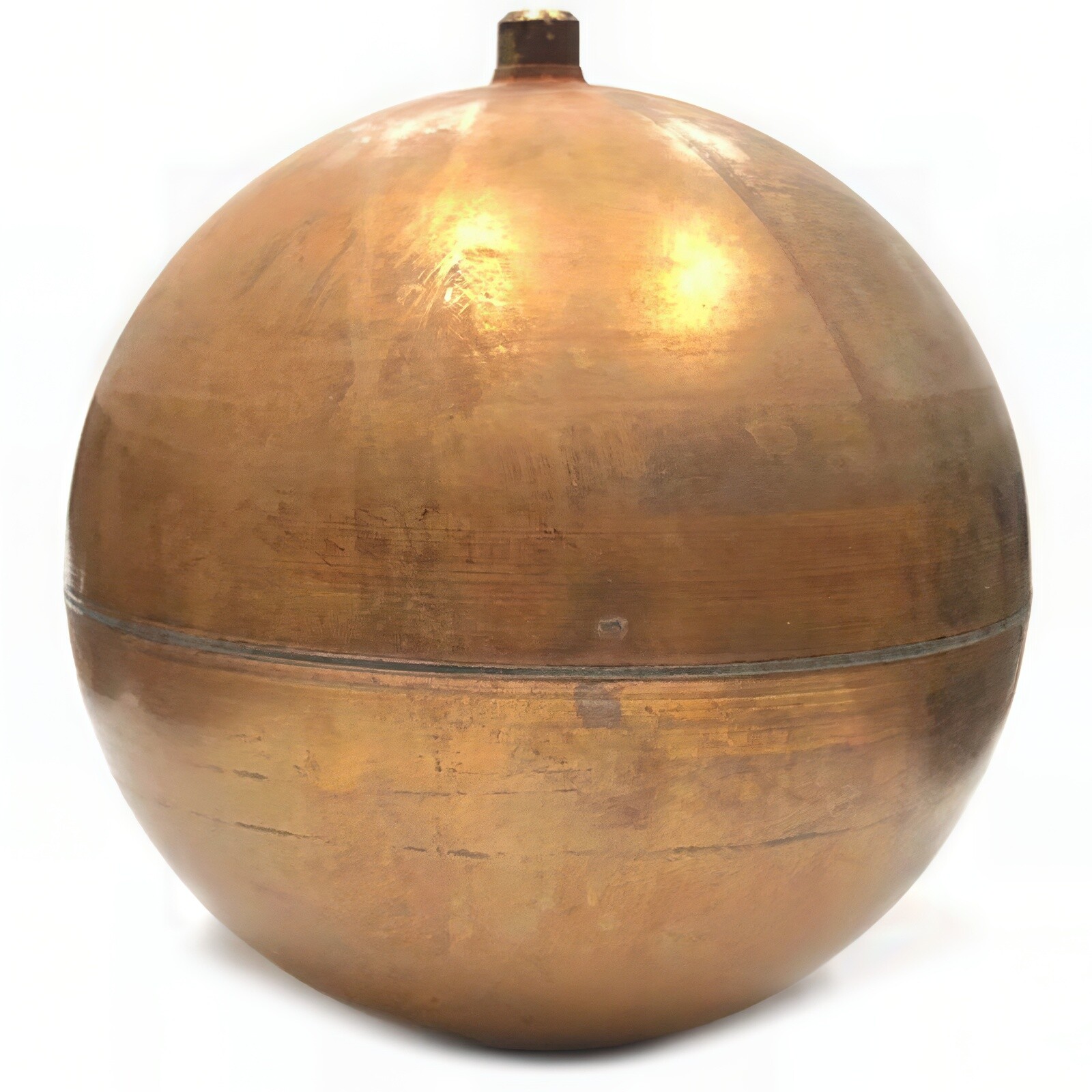 6″ Copper Float Tank Ball, 1/4?-20 Thread, Fits Various Pressure Washers