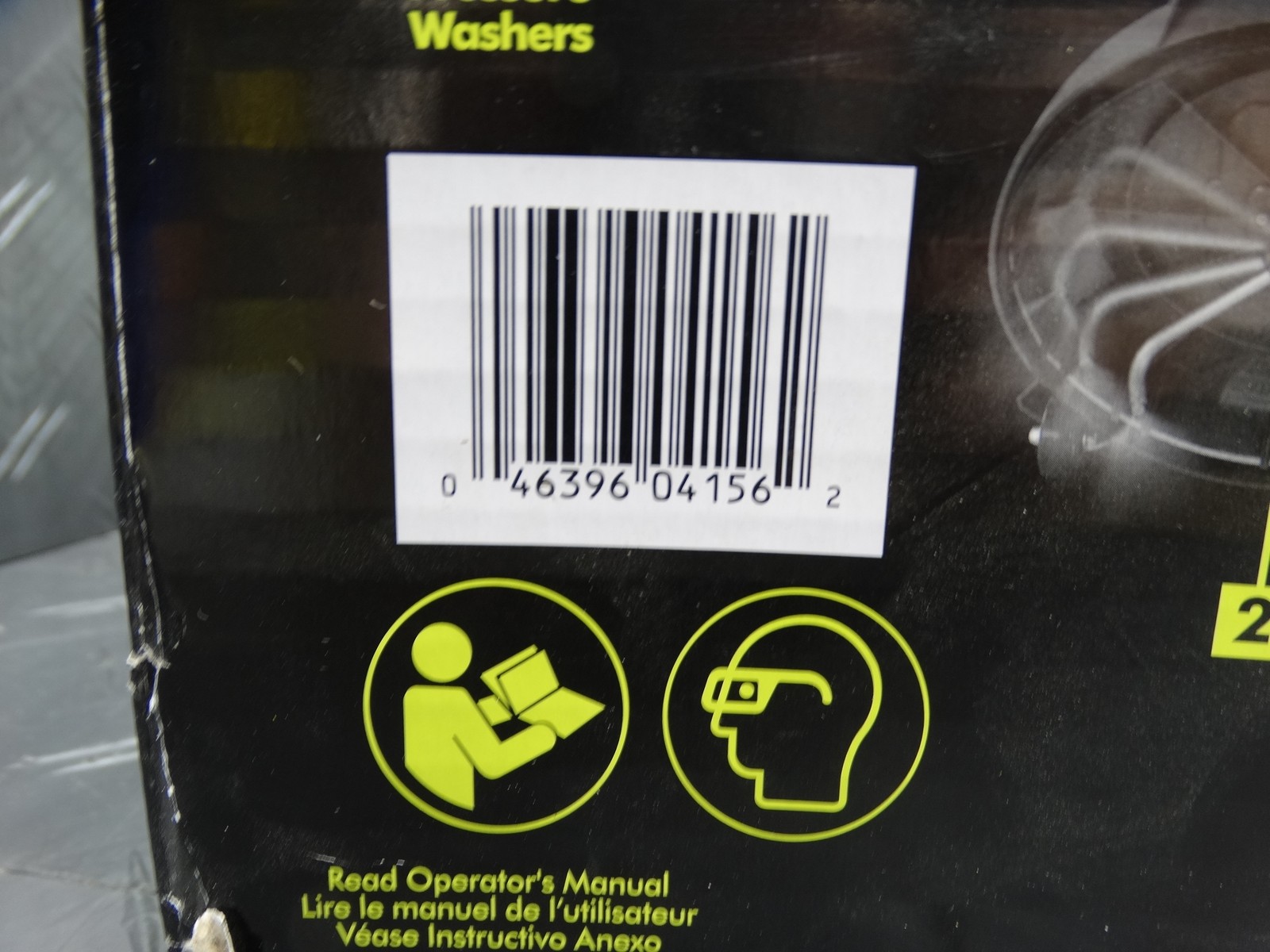RYOBI 12 in 3100 PSI Electric Pressure Washer Surface Cleaner with Caster Wheels
