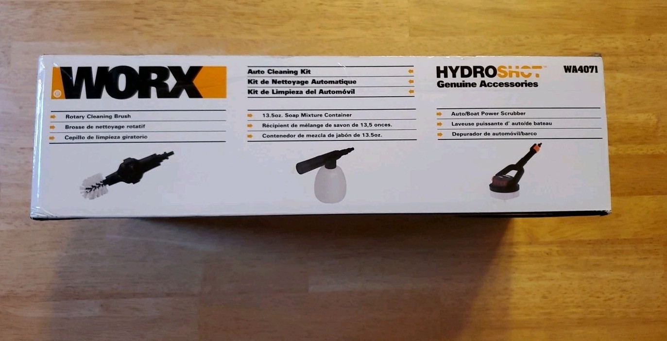 WA4071 Worx Hydroshot Automotive & Boat Cleaning w/WA4036 WA4042 WA1820 NEW