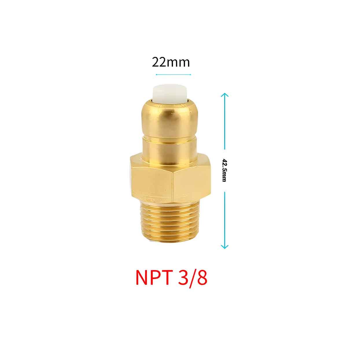 Pressure Washer Thermal Relief Valve 1/4″ NPT 3/8″ NPT Thermal Relief Valve