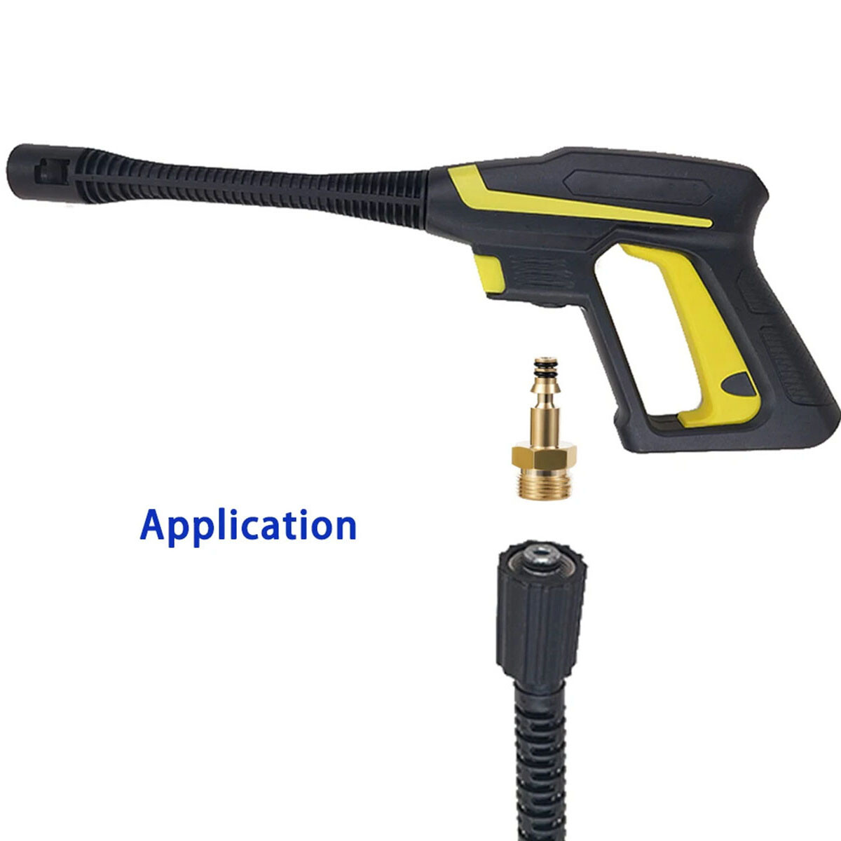 Quick High Pressure Washer M22 Adapter Gun Hose Pipe Connector Convert Tool