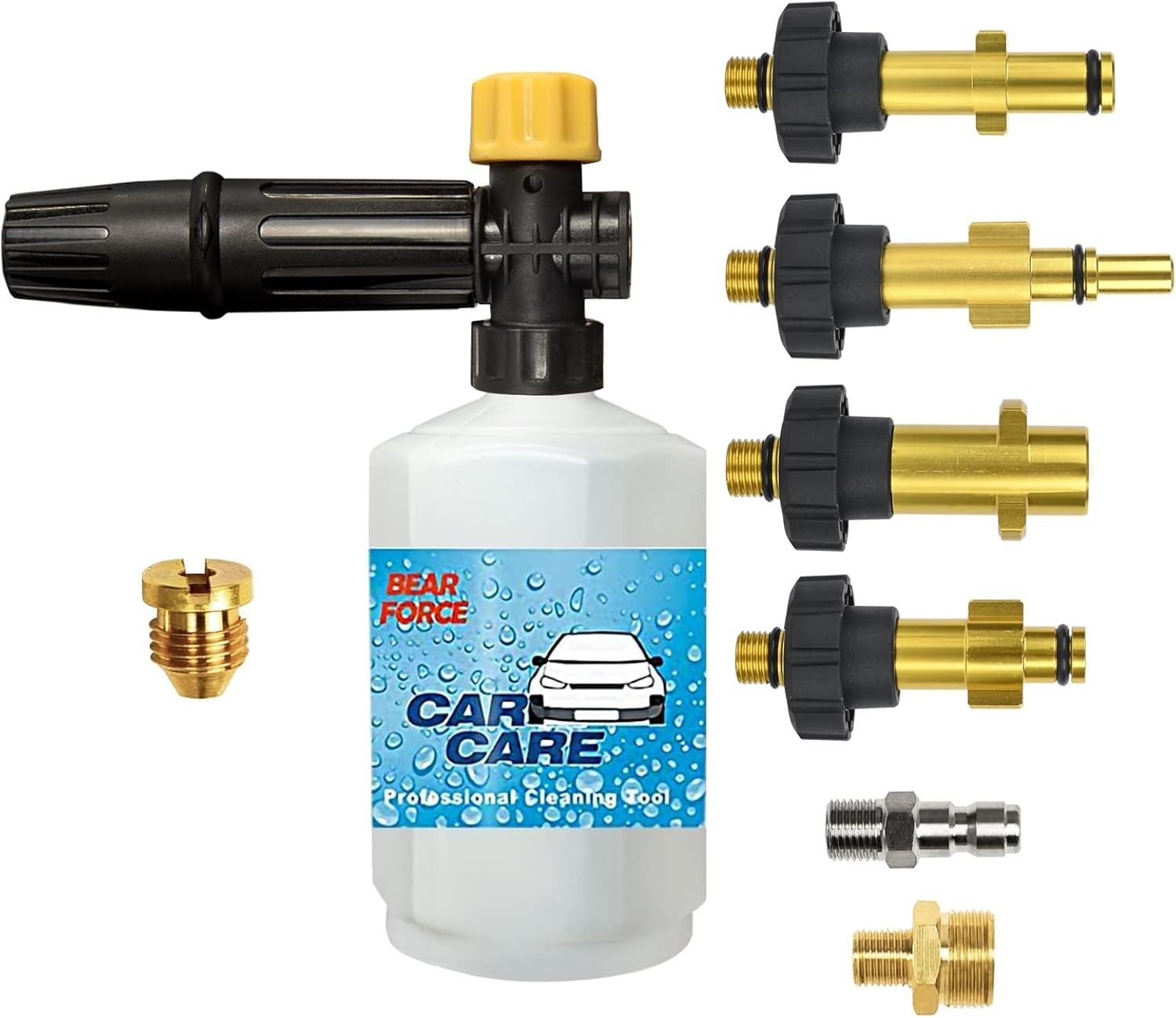 Electric Foam Cannon with 20ft Hose – Perfect for Pressure Washers 500~2600 PSI