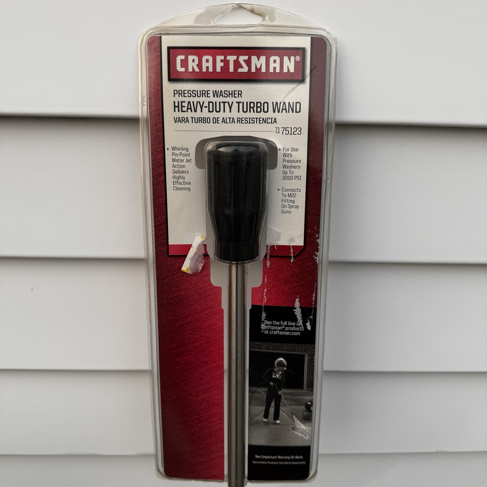 Craftsman Pressure Washer Heavy Duty Turbo Wand 7175123 New Old Stock