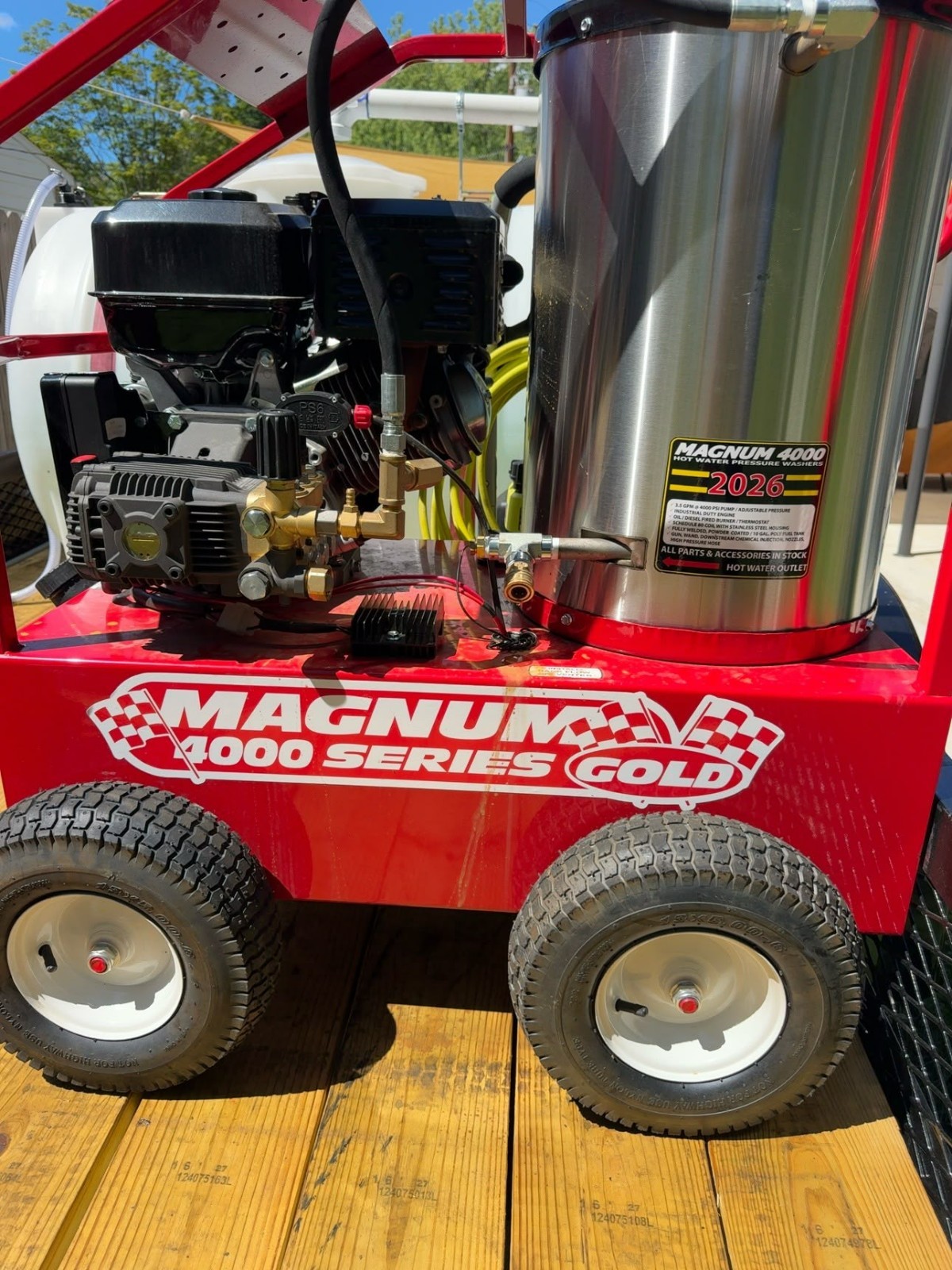 Pressure Washer 2026 Magnum 4000 Series Gold HotWater Pressure Washer