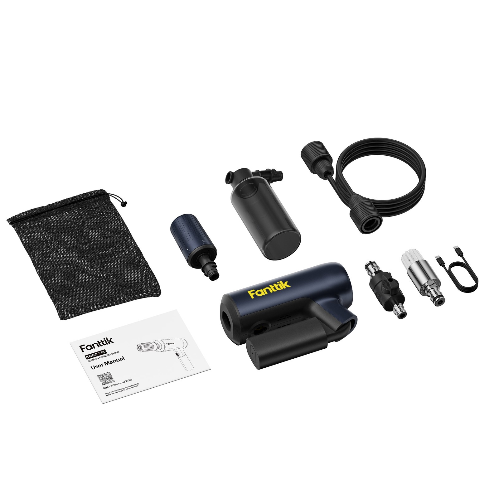 Fanttik K200 Flip Cordless Portable Washer