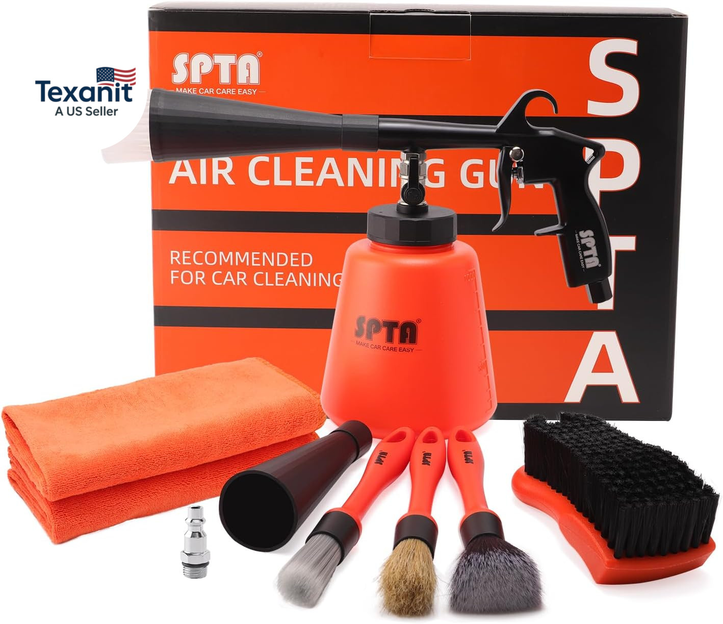 High Pressure Car Cleaning Gun, Cleaning Gun, Car Interior Washing Kit, Detailin