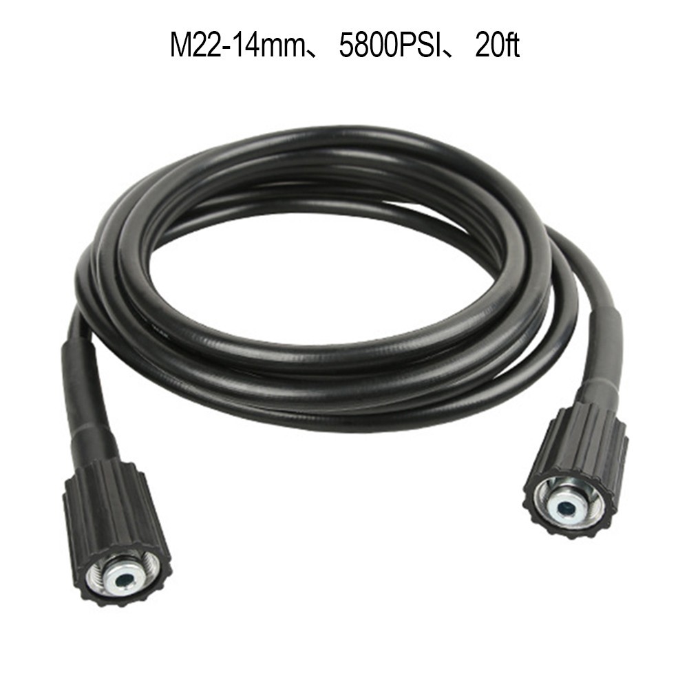 High Pressure Washer Hose Rubber Construction 5800PSI 2050ft Length