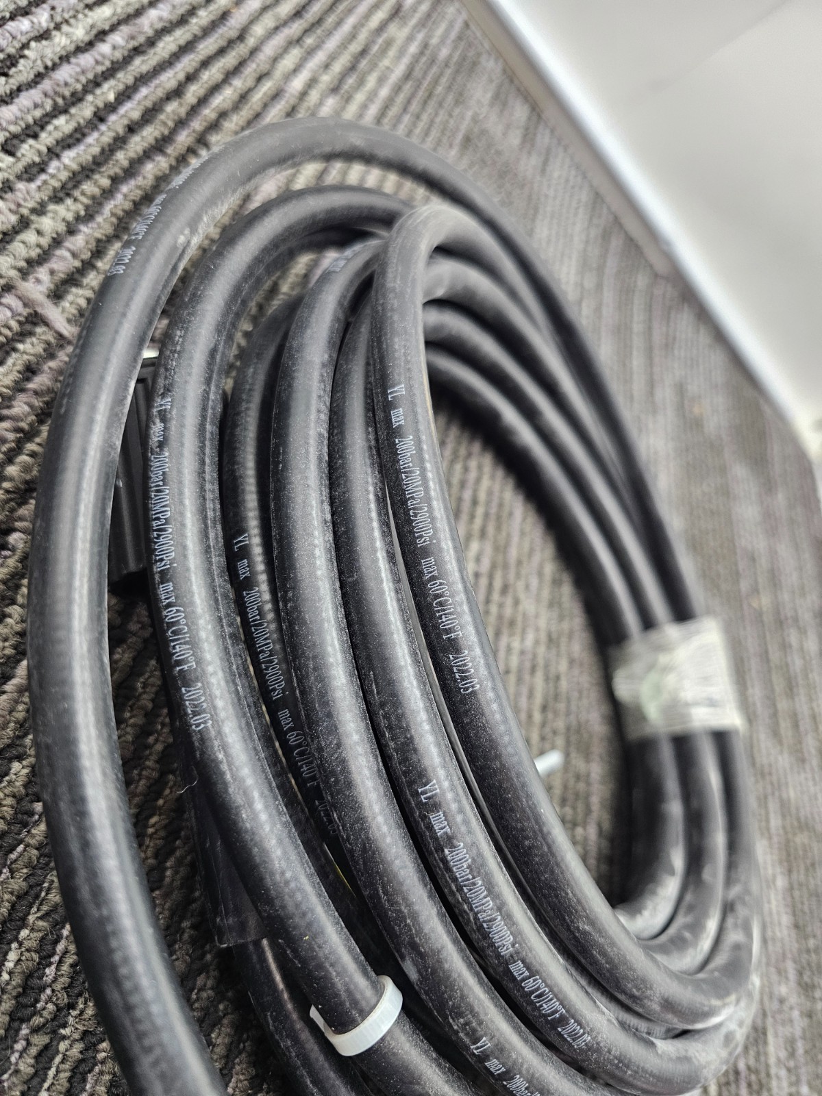 YL Max 20ft High-Pressure Hose 200bar / 20 MPa for Electric Pressure Washers