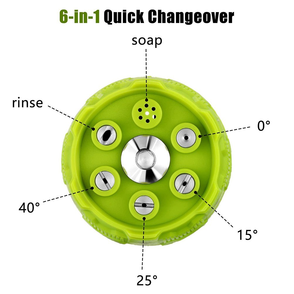 Pressure Washer Nozzle 14 Inch Adjustable with Quick Changeover Feature