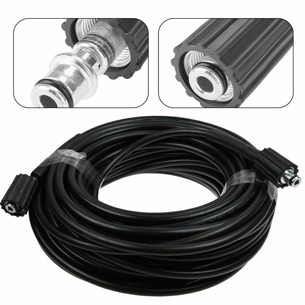 High Pressure Car Power Washer Spray Gun Wand Lance Nozzle Tips with Hose Kit