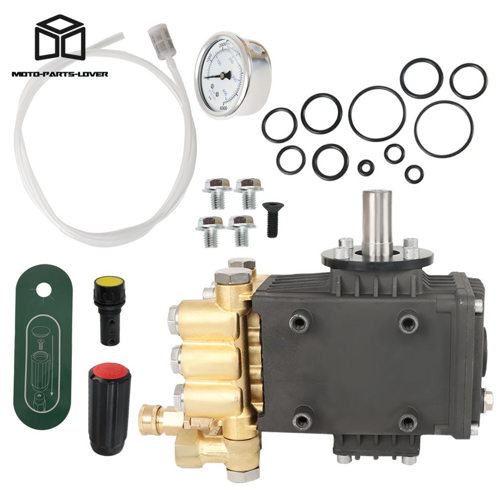 3600 PSI 4.9GPM Belt Drive Pressure Power Washer Pump 24mm Solid Shaft