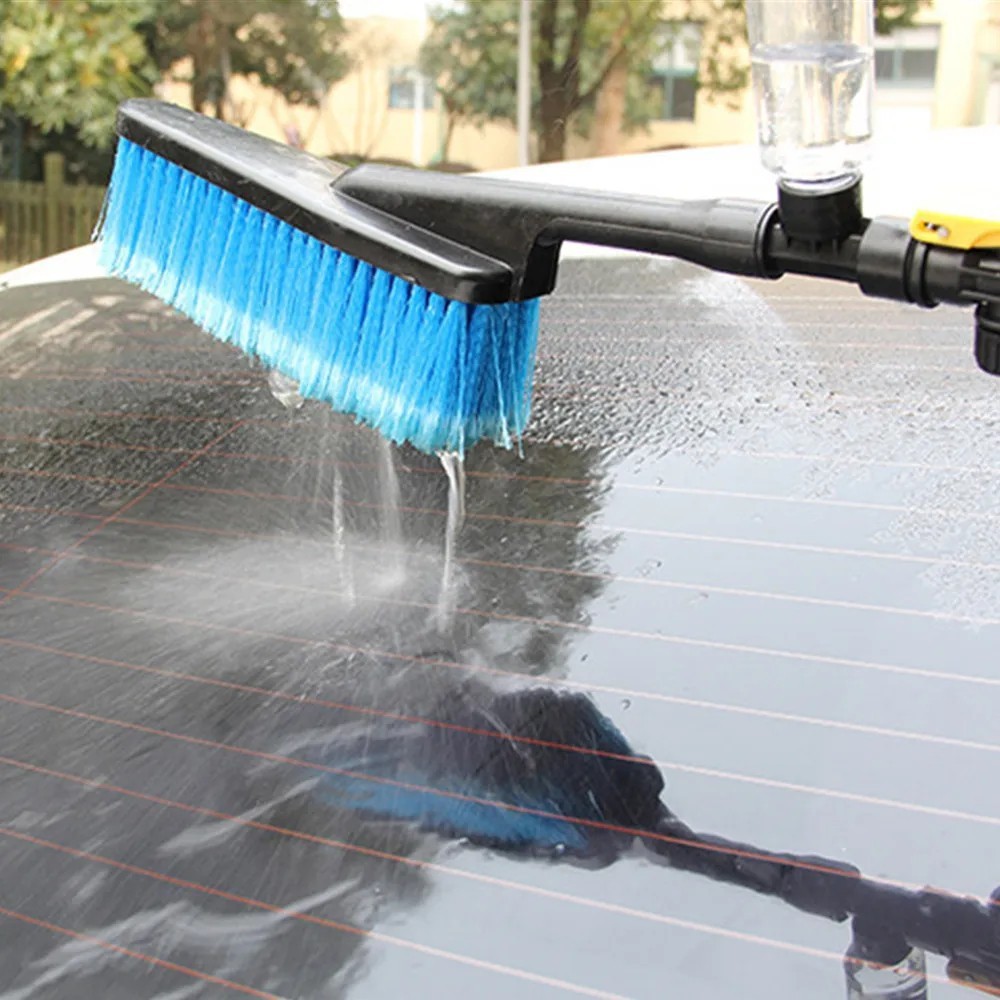 High Pressure Car Wash Brush with Foam Dispenser for Deep Cleaning & Shine US