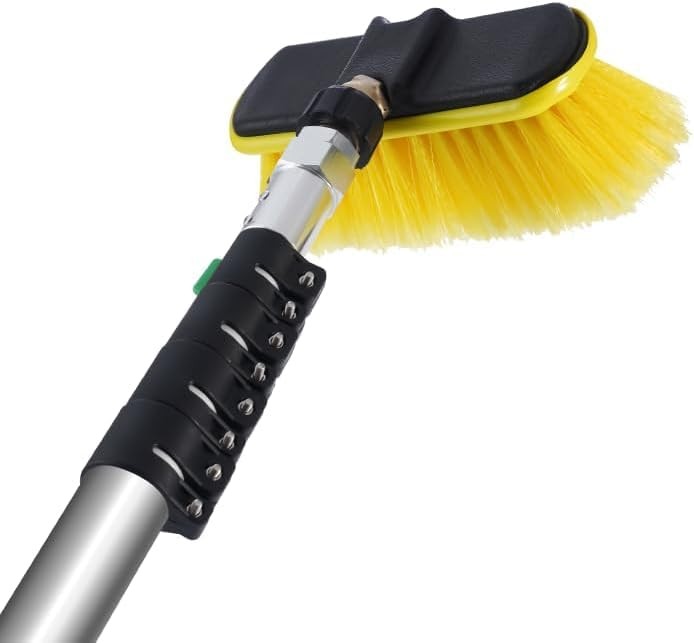Pressure Washer Telescoping Wand Brush Head Attachment (M22-14mm Connection)