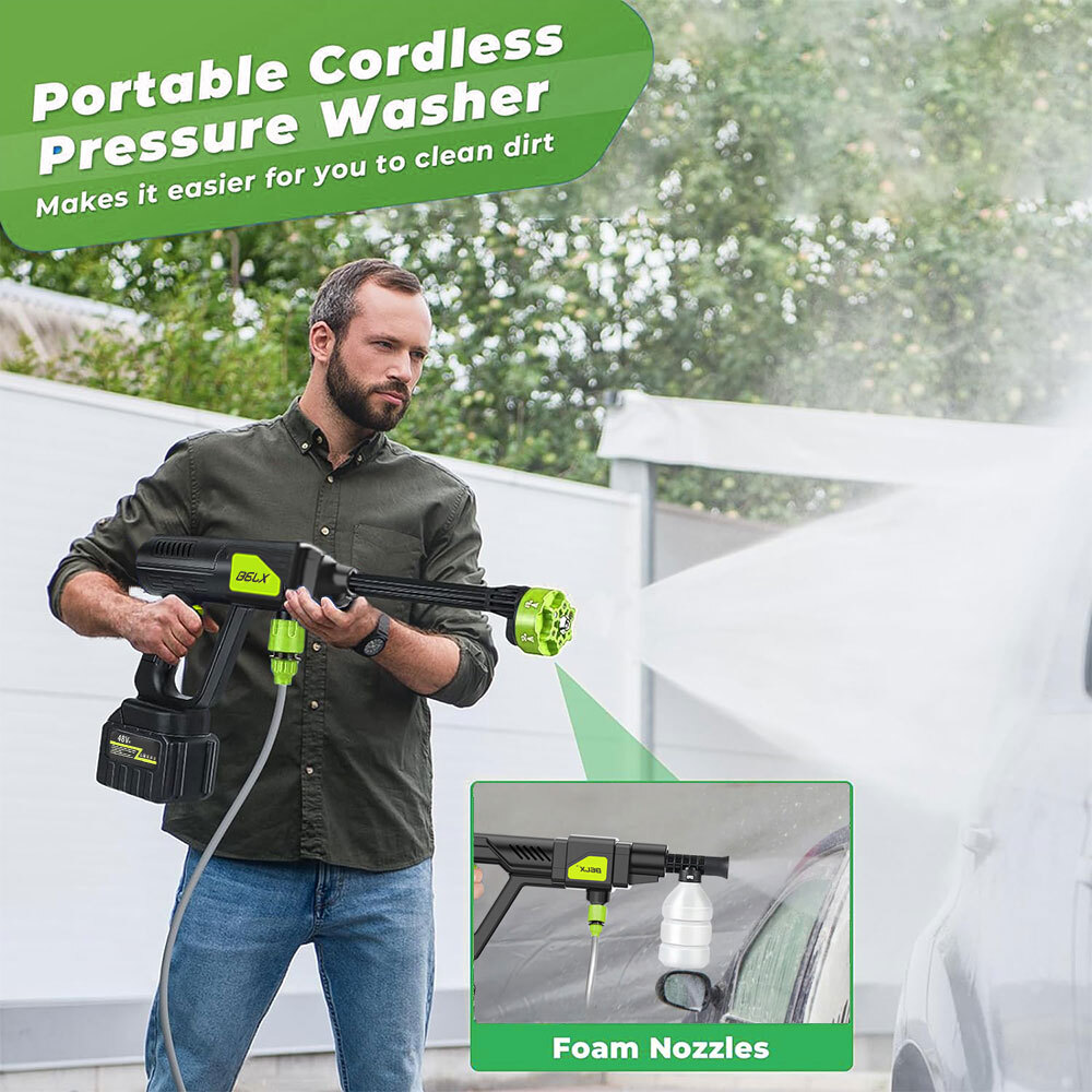 725 PSI Electric Pressure Washer 300W High Power Cleaner Machine New