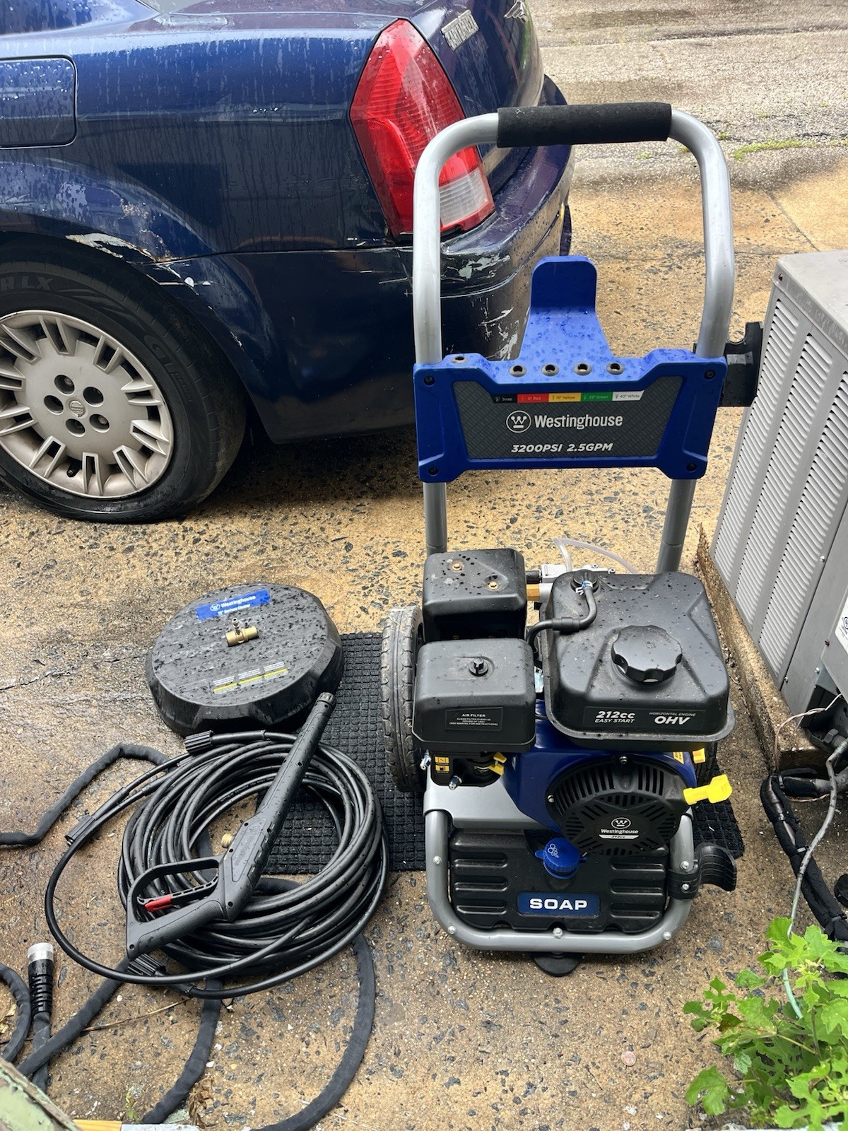 Westinghouse 3200 PSI 2.5 GPM 212cc 4-Stroke Gas Pressure Washer+Cleaner