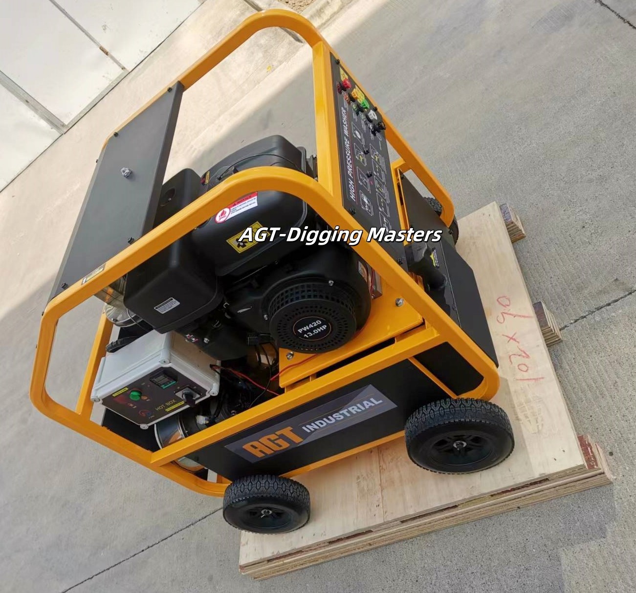 AGT 4000 PSI Hot Water Pressure Washer 13HP Gas Units – Diesel-fired Burner