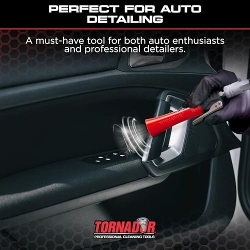Compact High-Pressure Car Cleaning Tool | Ergonomic Mini Detailer | Air Compress