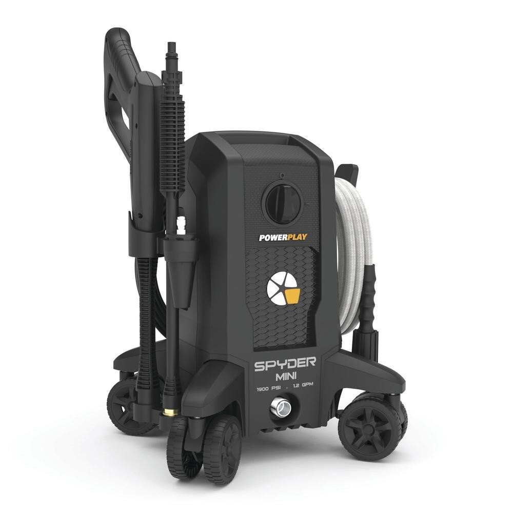 1900 PSI 1.2 GPM 13 Amp Corded Electric Mobile Pressure Washer w/ Detergent Tank