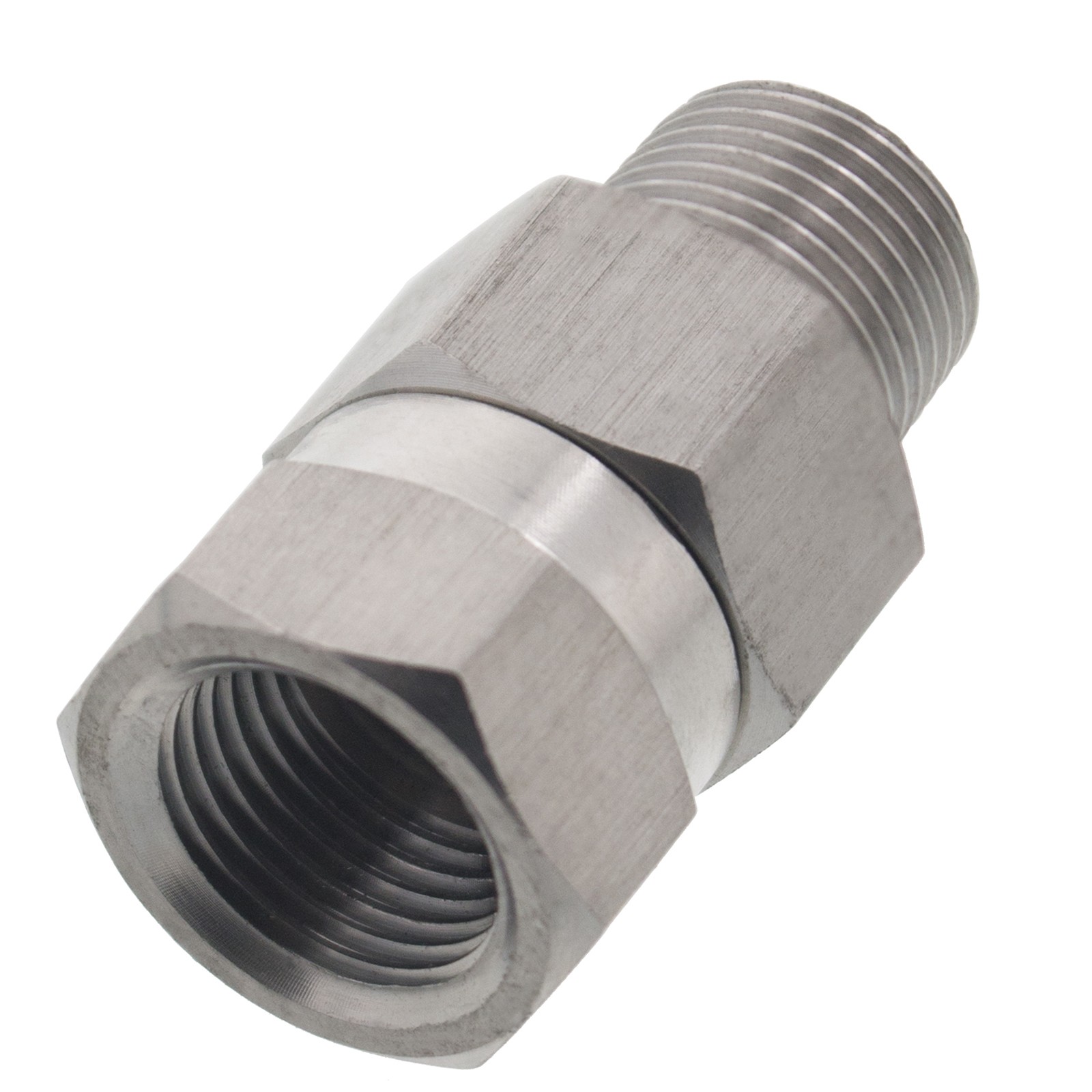 Erie Tools 3/8″ NPT Stainless Steel Swivel Coupler for Pressure Washer Hose