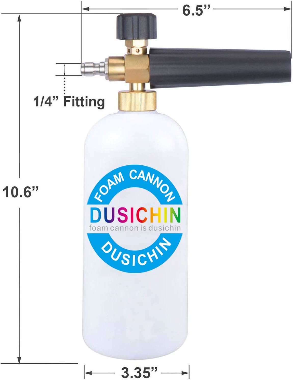 DUSICHIN SFL-001 Foam Cannon Snow Foam Lance Pressure Washer Jet Wash Quick 1/4