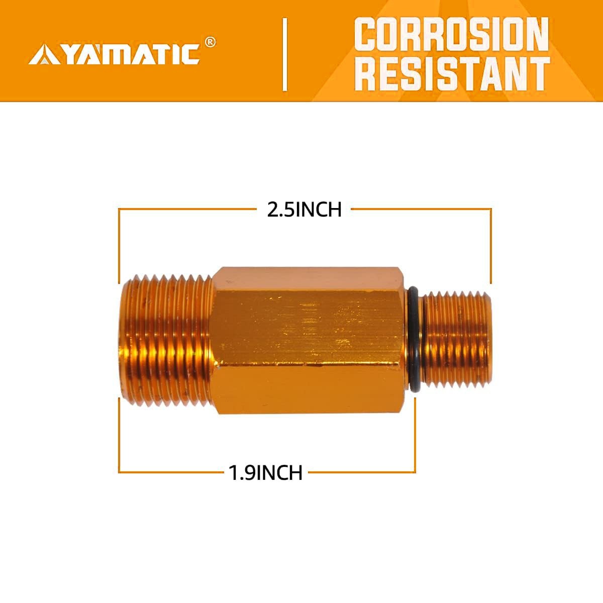 YAMATIC Pressure Washer Parts for 190589GS 190634GS 201497GS,Gold