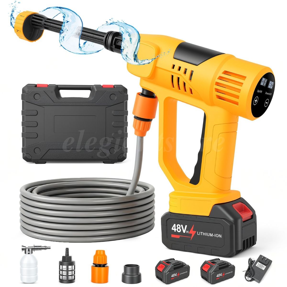 700-1160PSI Brushless Cordless Pressure Washer Rechargeable Car Garden Cleaner
