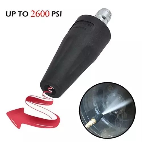 High Pressure Washer Jet Wash Dirt Blaster Rotating Turbo Nozzle Spray Tip USA
