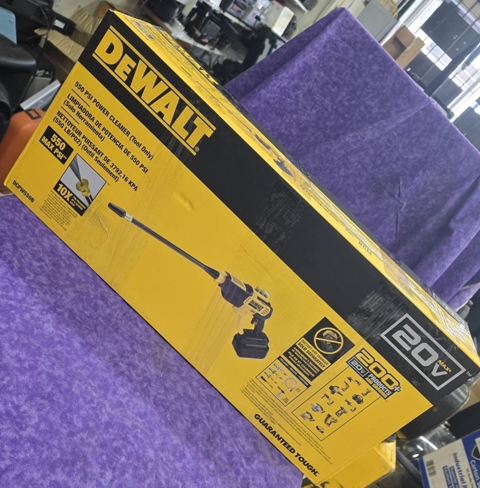 💥BRAND NEW SEALED💥DEWALT DCPW550B 20V 550 PSI POWER CLEANER PRESSURE WASHER