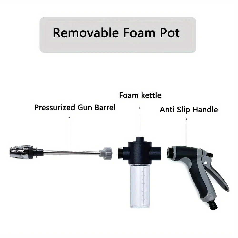 High Pressure Aquoxis Washer Gun Power Hose Nozzle Jet Spray Cleaner